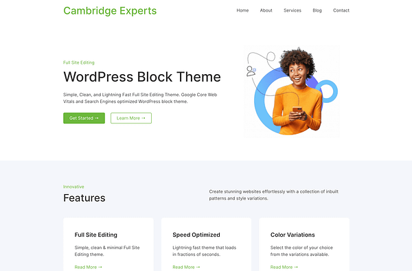 Cambridge Experts custom-001 WP template